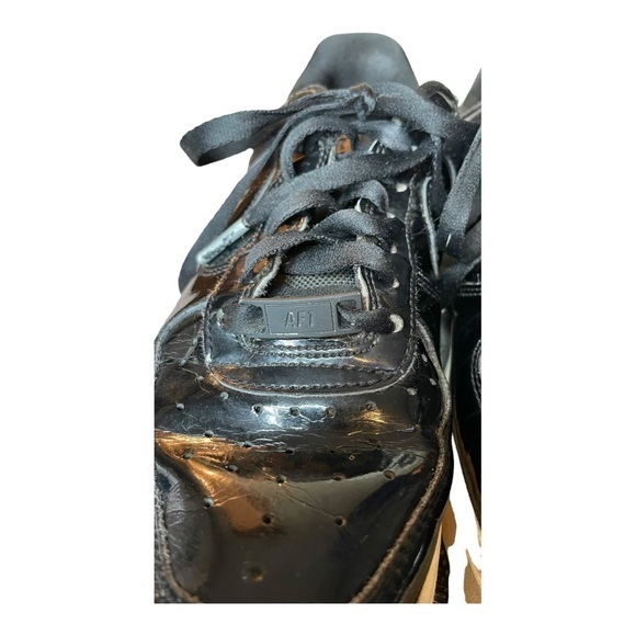 Nike Air Force 1 Ruby Rose Reflective Black Sneakers AH6827-001‎ Womens Size 6 - Picture 8 of 10